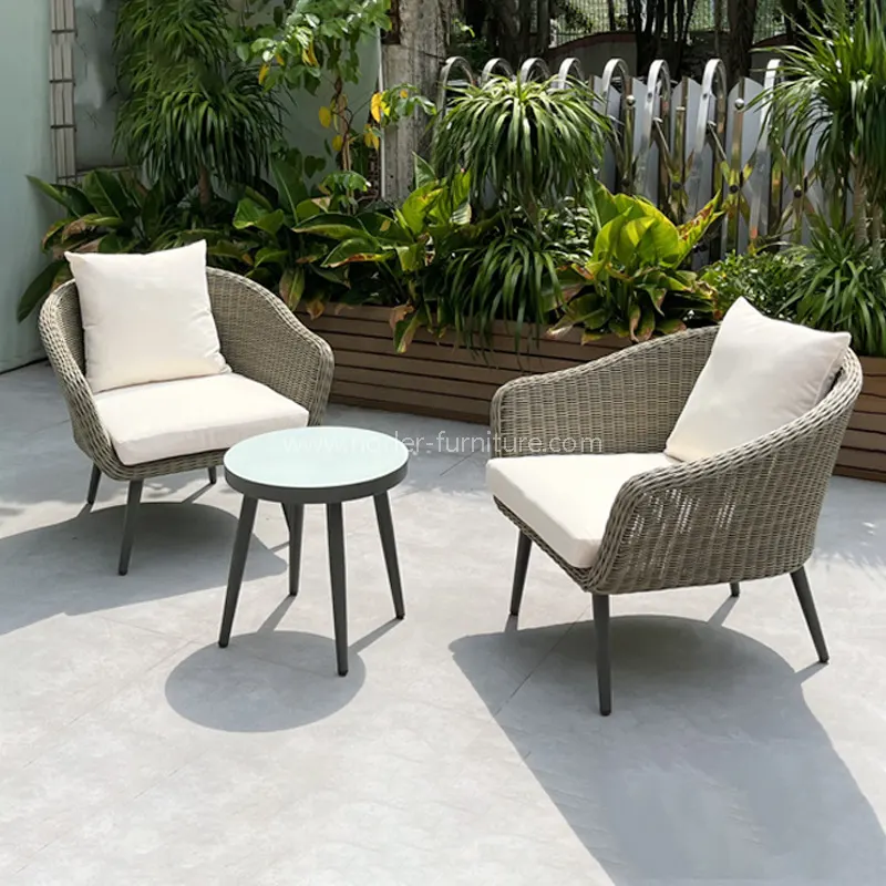 Specjalny zestaw aluminiowy zestaw Rattan Balkon