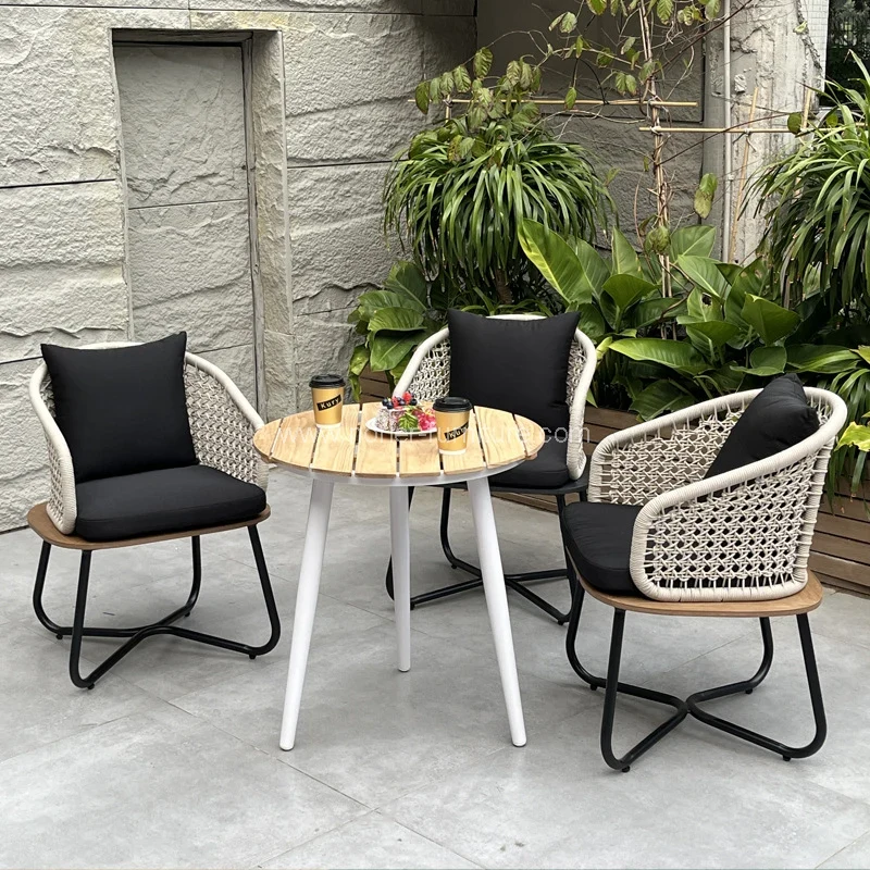 Zestaw ogrodu Rattan Outdoor Aluminium