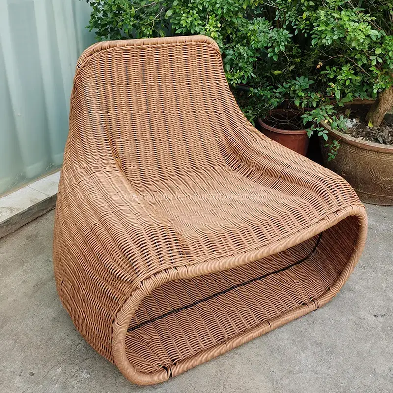 Outdoor Courtyard Rattan Furniture Feisure krzesło