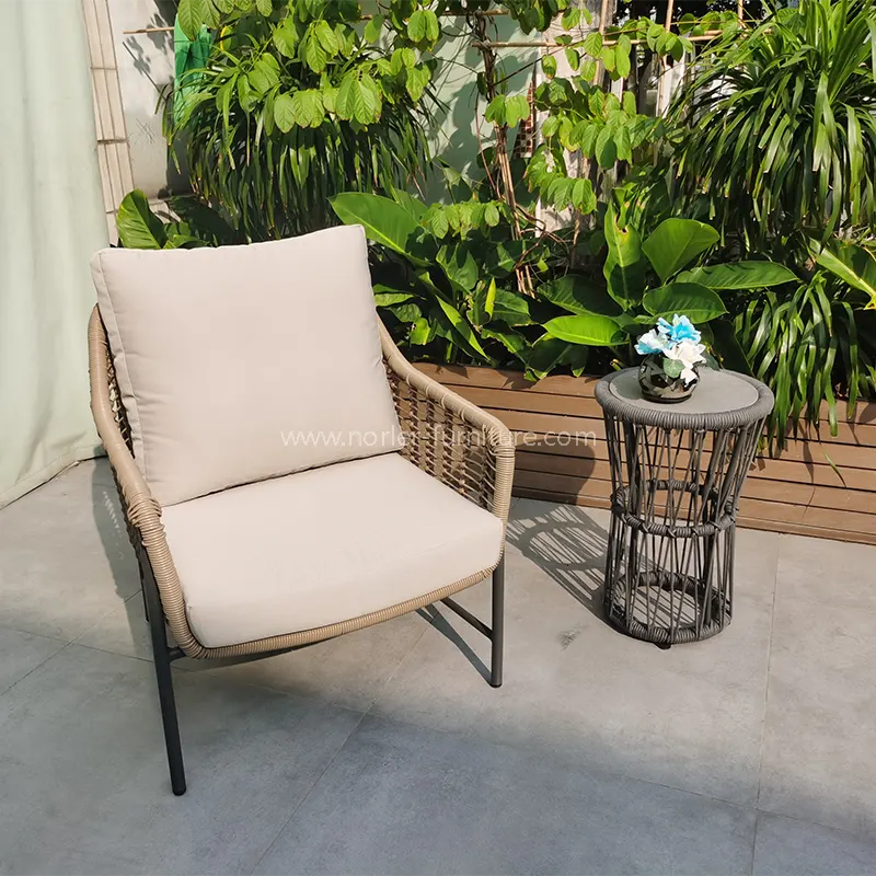 Outdoor PE Rattan Garden Balkon i krzesło