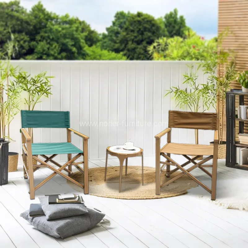 Wodoodporne aluminiowe balkon z drewna na zewnątrz