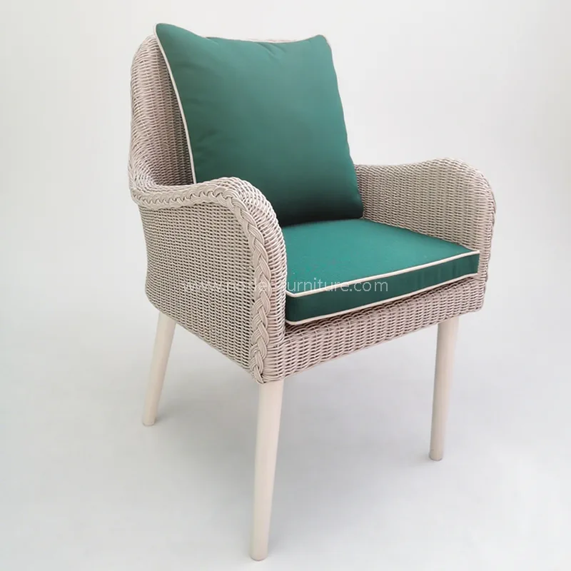 Odporne na pogodę aluminiowe pe rattan zewnętrzne krzesło rekreacyjne Odporne na pogodę aluminiowe pe rattan zewnętrzne krzesło rekreacyjne